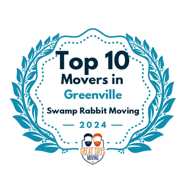 Top 10 Movers in Greenville, SC 2024 award