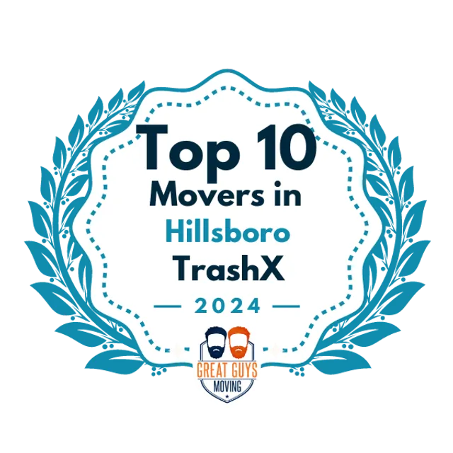 Top 10 Movers in Hillsboro, OR 2024 award