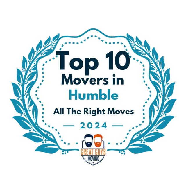 Top 10 Movers in Conroe, TX 2024 award