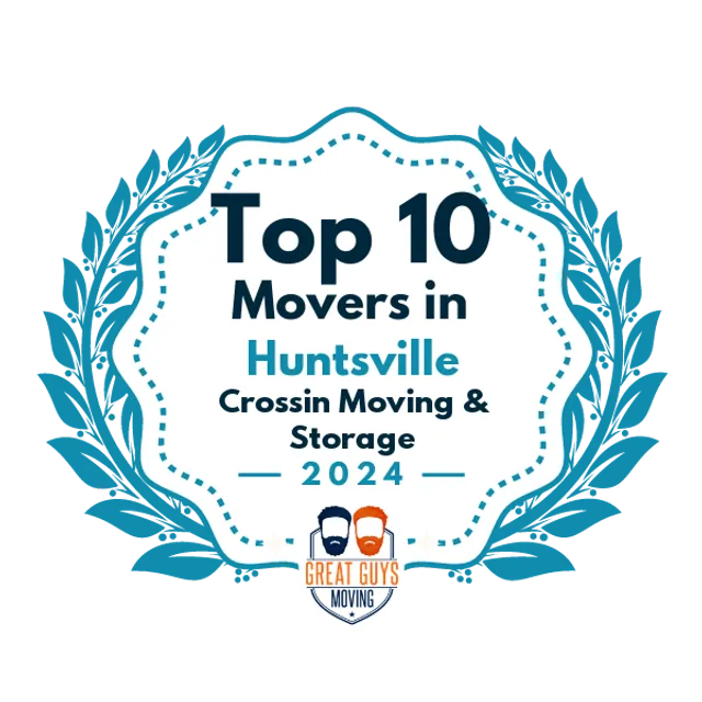 Top 10 Movers in Huntsville, TX 2024 award