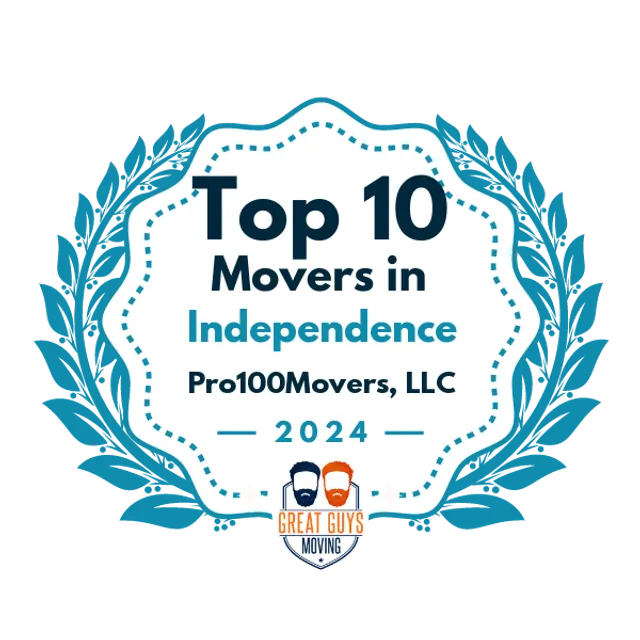 Top 10 Movers in Frederick, MD 2024 award