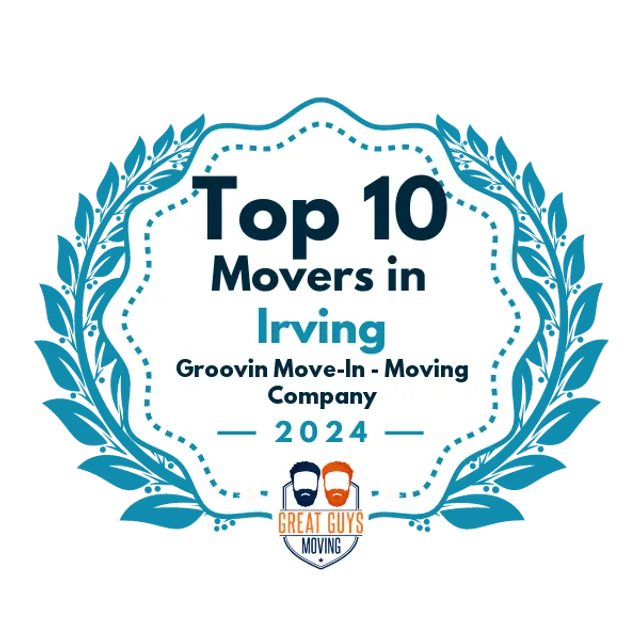 Top 10 Movers in Irving, TX 2024 award