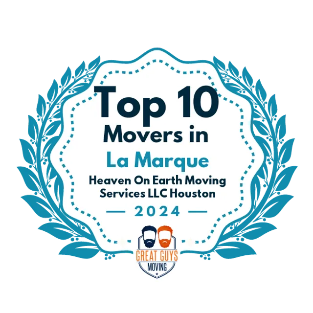 Top 10 Movers in Conroe, TX 2024 award