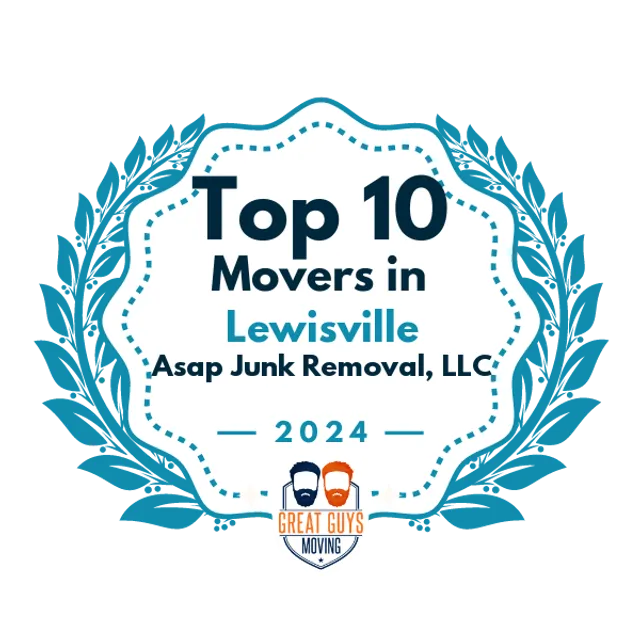 Top 10 Movers in Lewisville, TX 2024 award