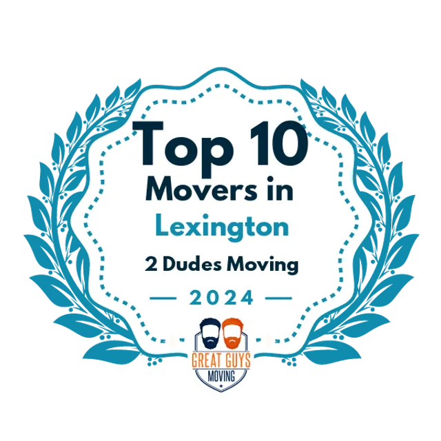 Top 10 Movers in Lexington, KY 2024 award