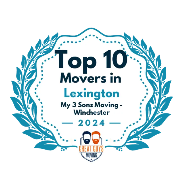 Top 10 Movers in Lexington, KY 2024 award