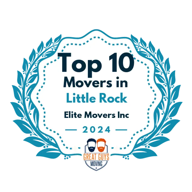 Top 10 Movers in Little Rock, AR 2024 award