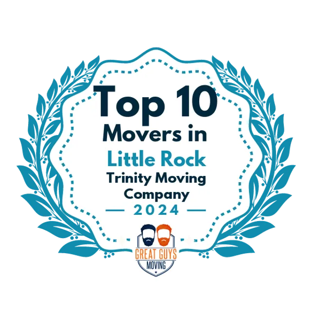 Top 10 Movers in Little Rock, AR 2024 award