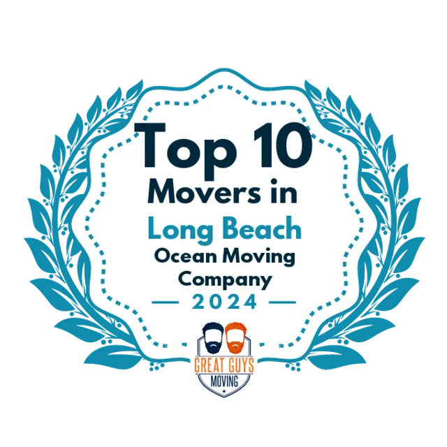 Top 10 Movers in Long Beach, CA 2024 award