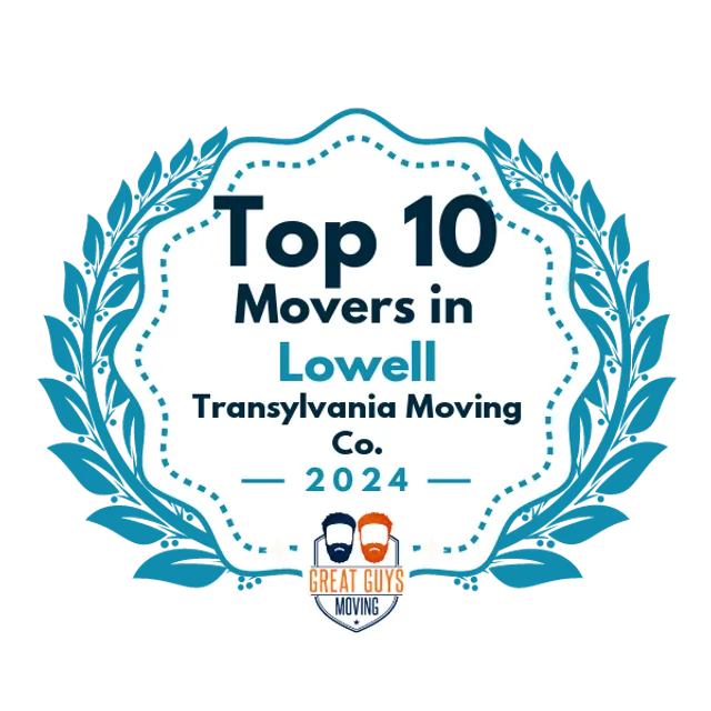 Top 10 Movers in Boston, MA 2024 award