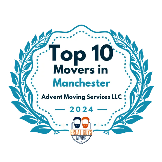 Top 10 Movers in Manchester, NH 2024 award