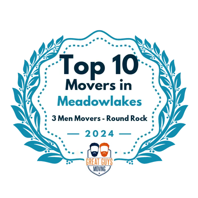 Top 10 Movers in Round Rock, TX 2024 award