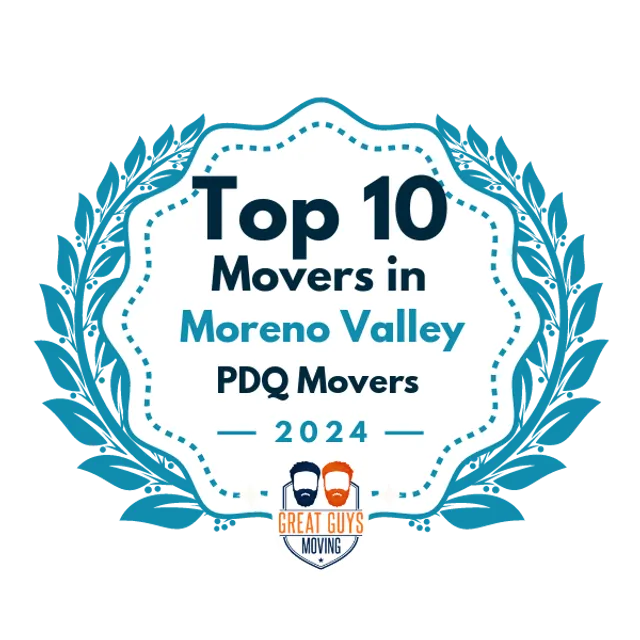 Top 10 Movers in Riverside, CA 2024 award