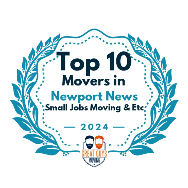 Top 10 Movers in Newport News, VA 2024 award