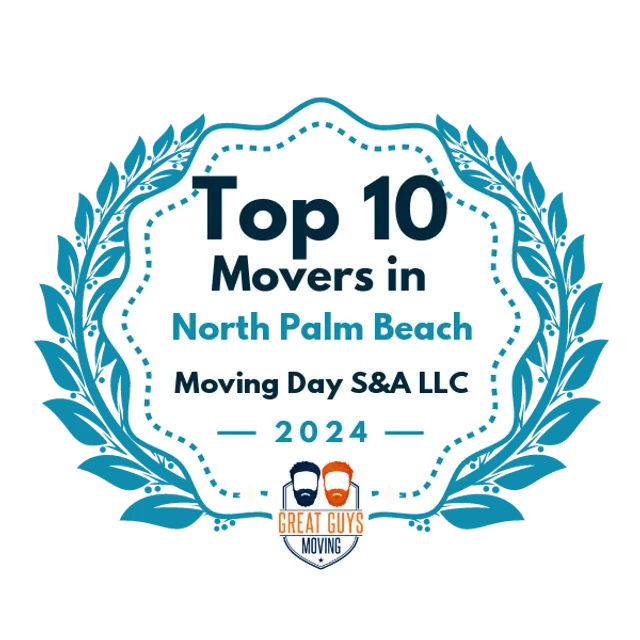 Top 10 Movers in West Palm Beach, FL 2024 award