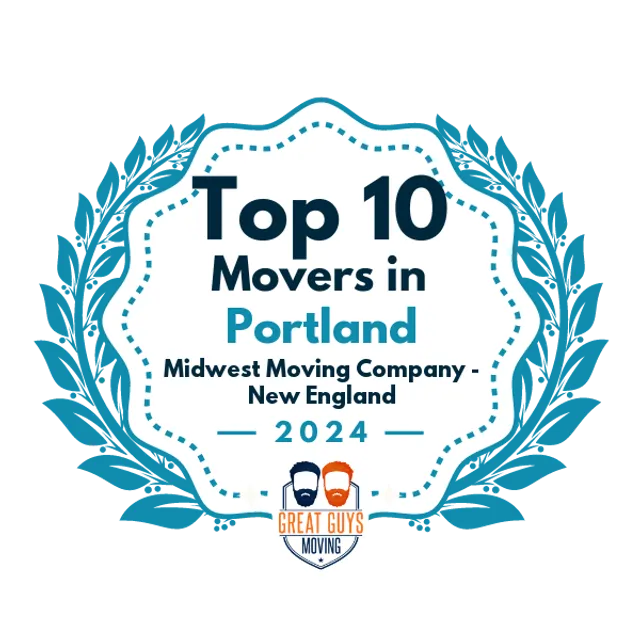 Top 10 Movers in Portland, ME 2025 award