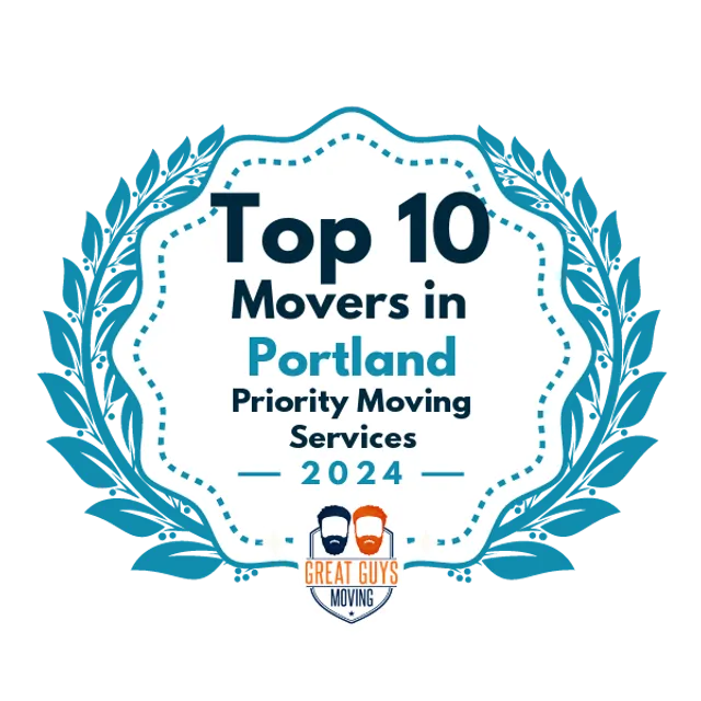 Top 10 Movers in Portland, OR 2024 award