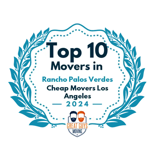 Top 10 Movers in Los Angeles, CA 2024 award