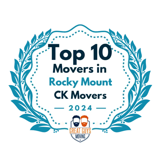 Top 10 Movers in Raleigh, NC 2024 award