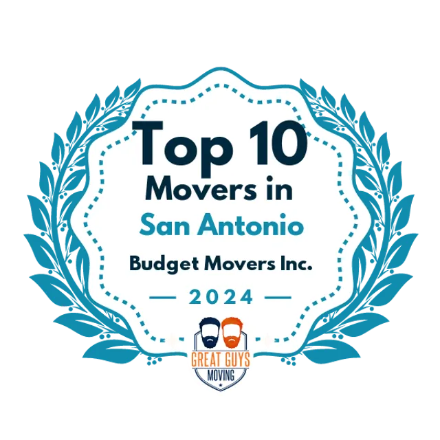 Top 10 Movers in San Antonio, TX 2024 award