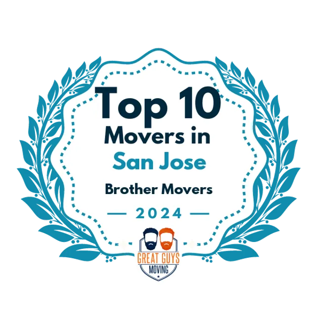 Top 10 Movers in San Jose, CA 2024 award