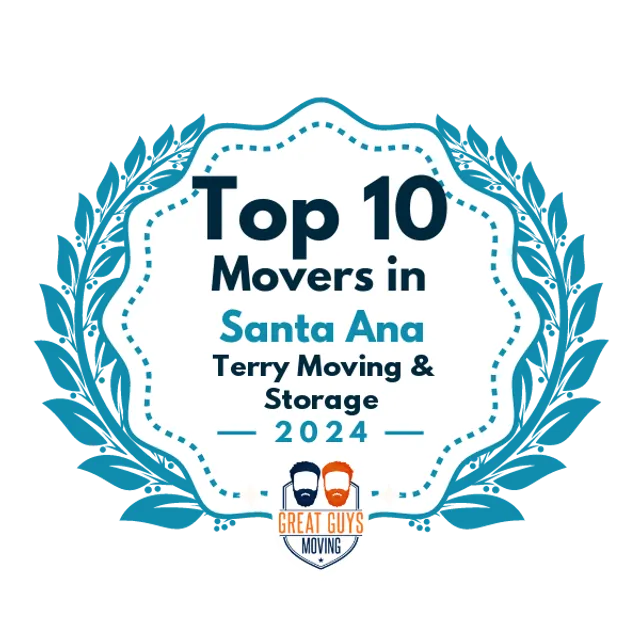 Top 10 Movers in Santa Ana, CA 2024 award