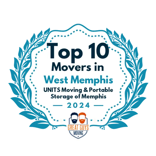 Top 10 Movers in Memphis, TN 2024 award