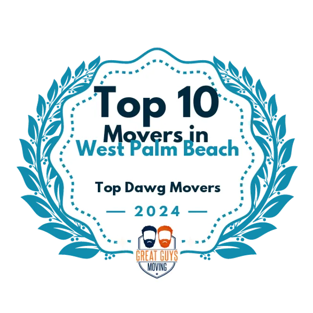 Top 10 Movers in Fort Lauderdale, FL 2024 award