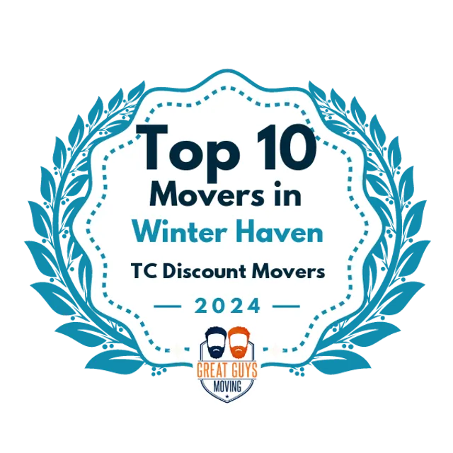 Top 10 Movers in Winter Haven, FL 2024 award