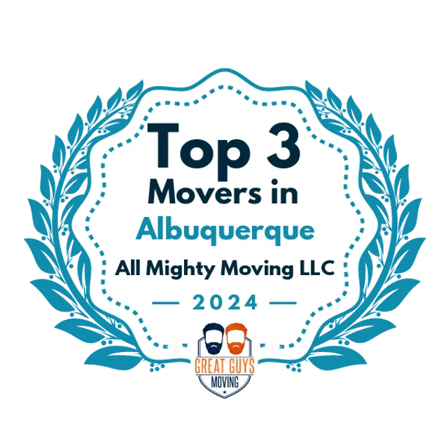 Top 3 Movers in Albuquerque, NM 2024 award