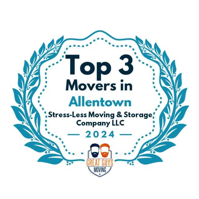 Top 3 Movers in Allentown, PA 2024 award