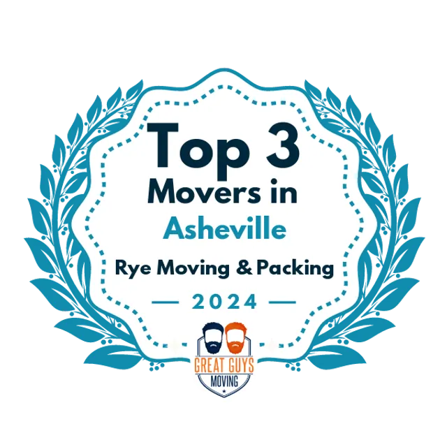 Top 3 Movers in Asheville, NC 2024 award