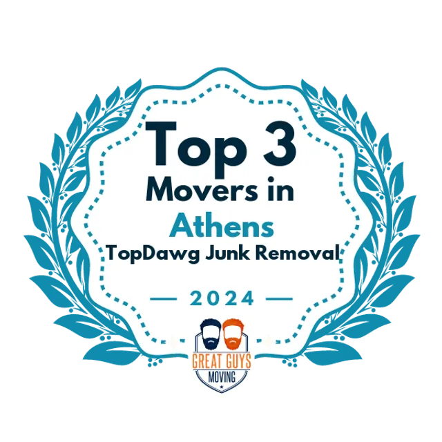 Top 3 Movers in Athens, GA 2024 award