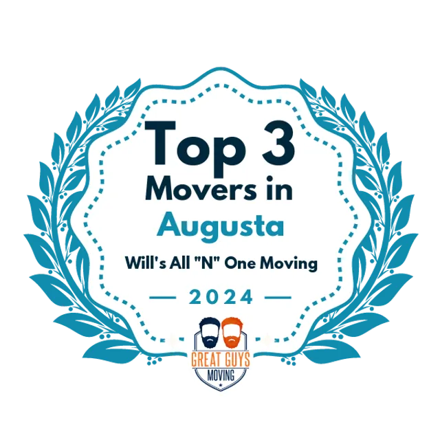 Top 3 Movers in Augusta, GA 2024 award