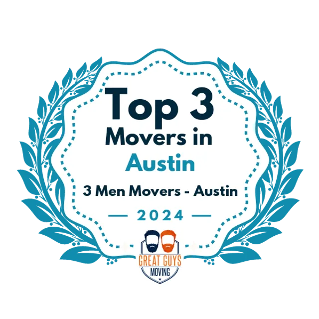 Top 3 Movers in Austin, TX 2024 award