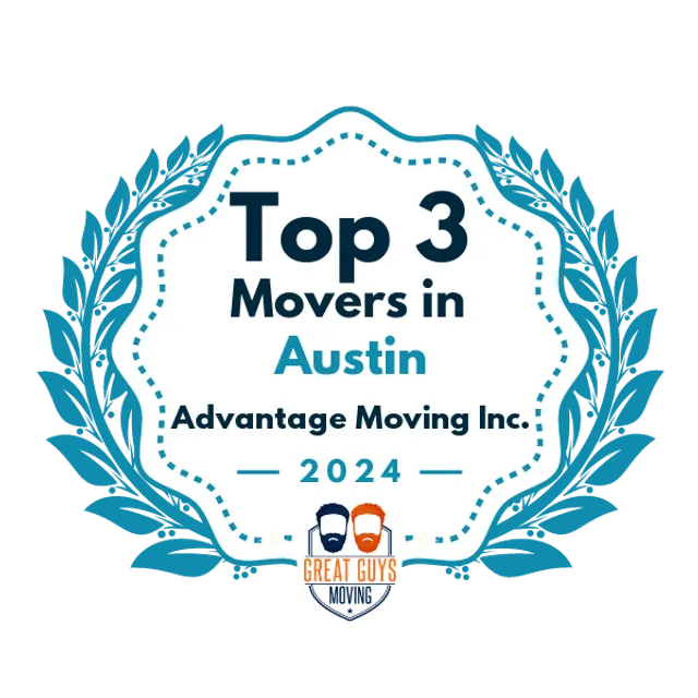 Top 3 Movers in Austin, TX 2024 award