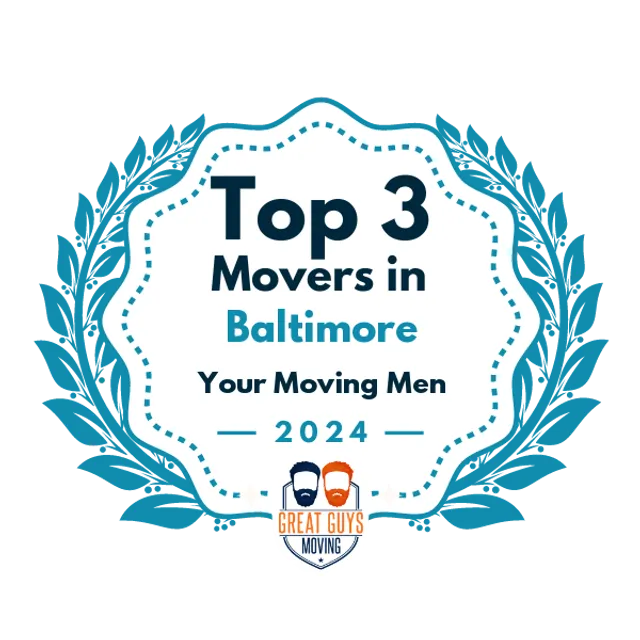 Top 3 Movers in Baltimore, MD 2024 award