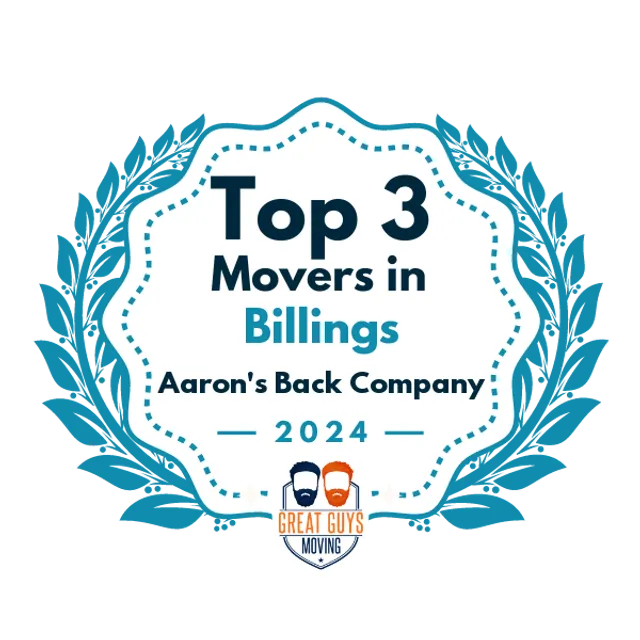 Top 3 Movers in Billings, MT 2024 award