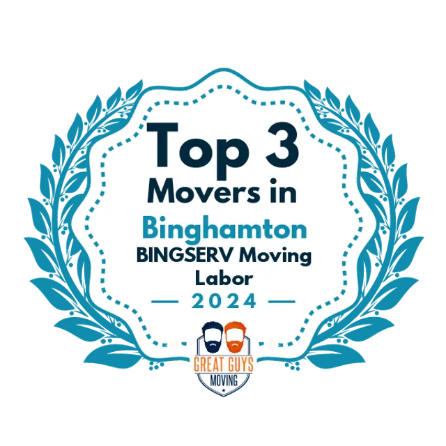 Top 3 Movers in Binghamton, NY 2024 award