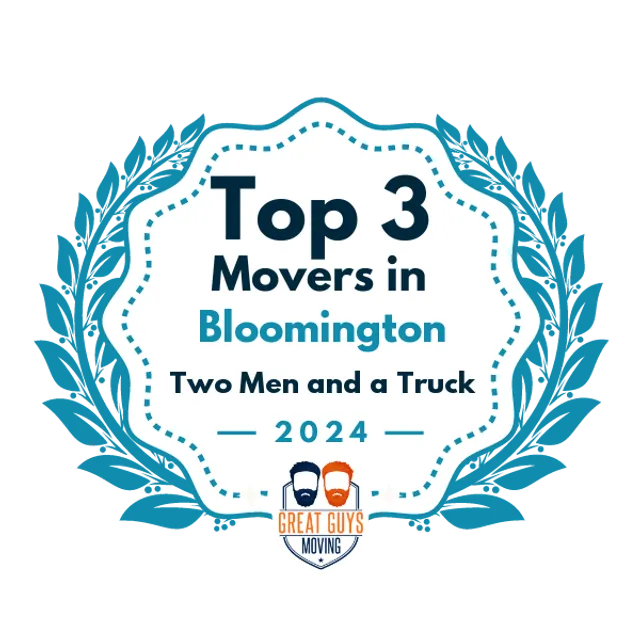 Top 3 Movers in Bloomington, IL 2024 award