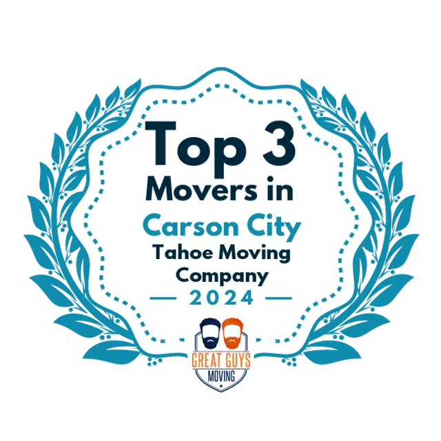 Top 3 Movers in Carson City, NV 2024 award