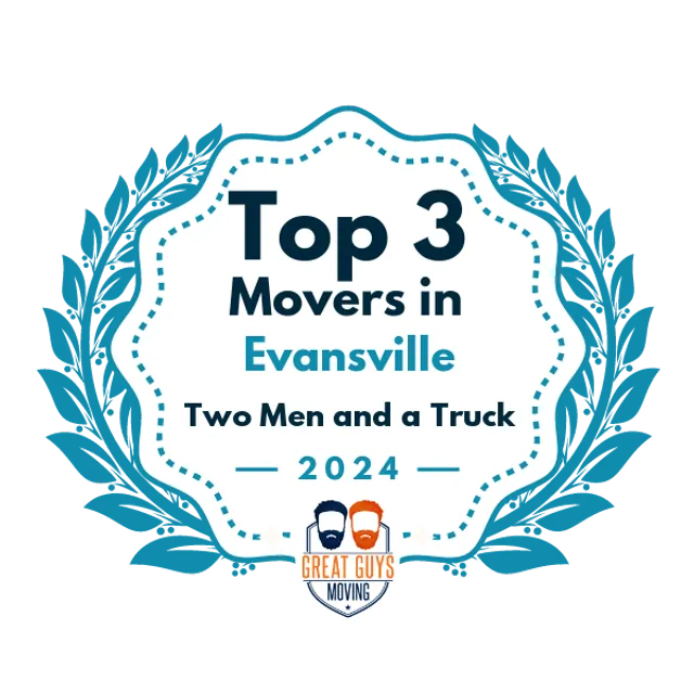 Top 3 Movers in Evansville, IN 2024 award