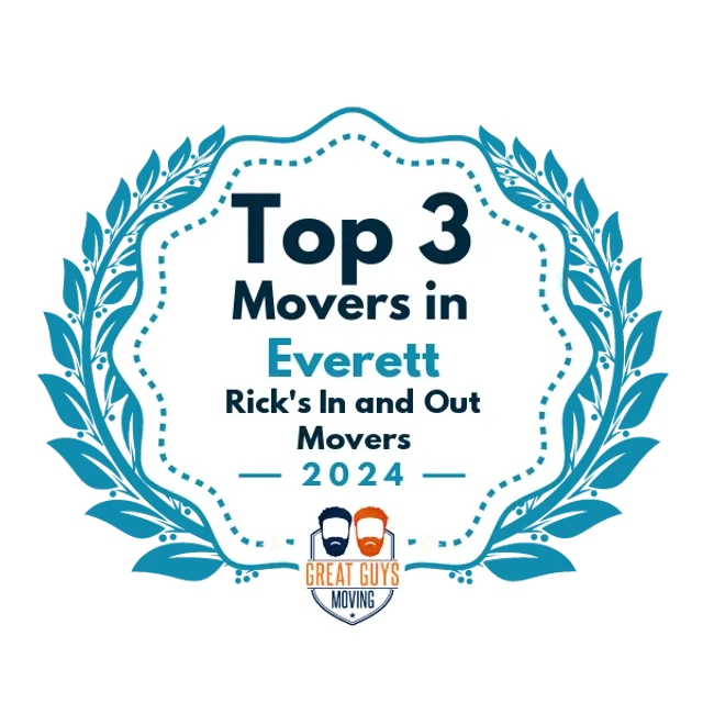 Top 3 Movers in Everett, WA 2024 award