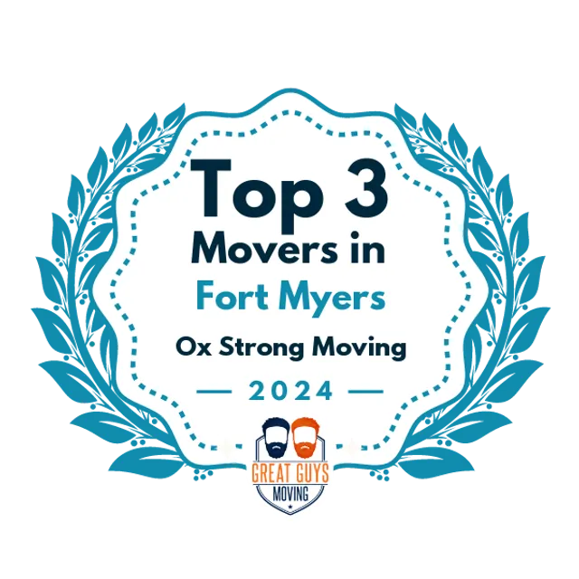 Top 3 Movers in Fort Myers, FL 2024 award