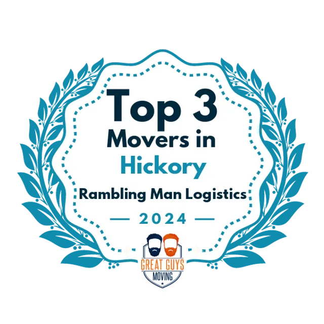 Top 3 Movers in Hickory, NC 2024 award