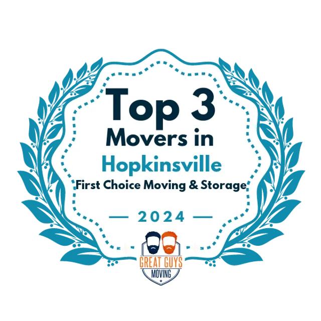 Top 3 Movers in Clarksville, TN 2024 award