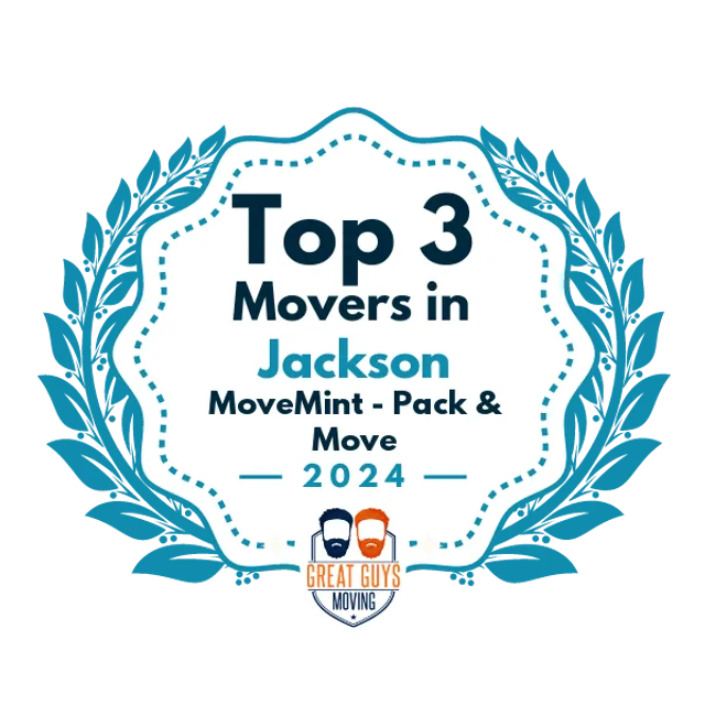 Top 3 Movers in Jackson, MS 2024 award