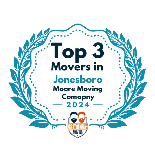 Top 3 Movers in Jonesboro, AR 2024 award