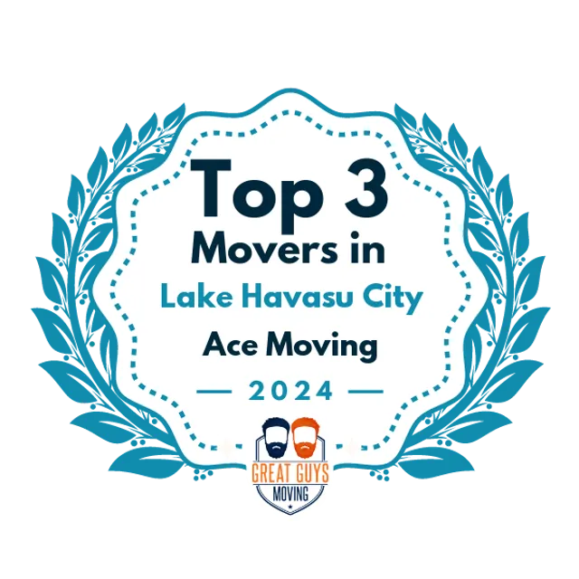 Top 3 Movers in Lake Havasu City, AZ 2024 award