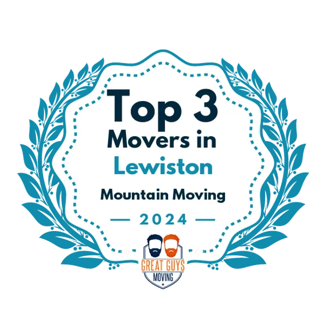 Top 3 Movers in Lewiston, ID 2024 award